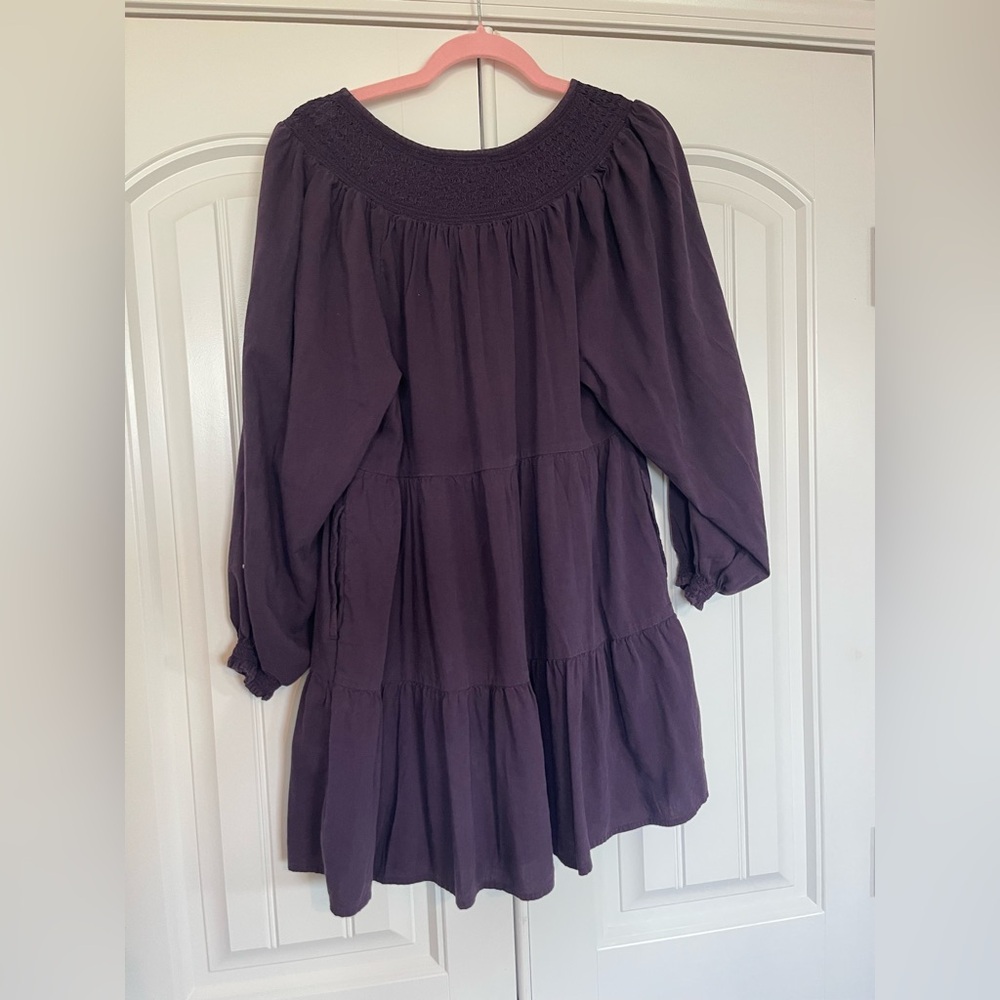 Old Navy Plum Smocked Dress sz:S
